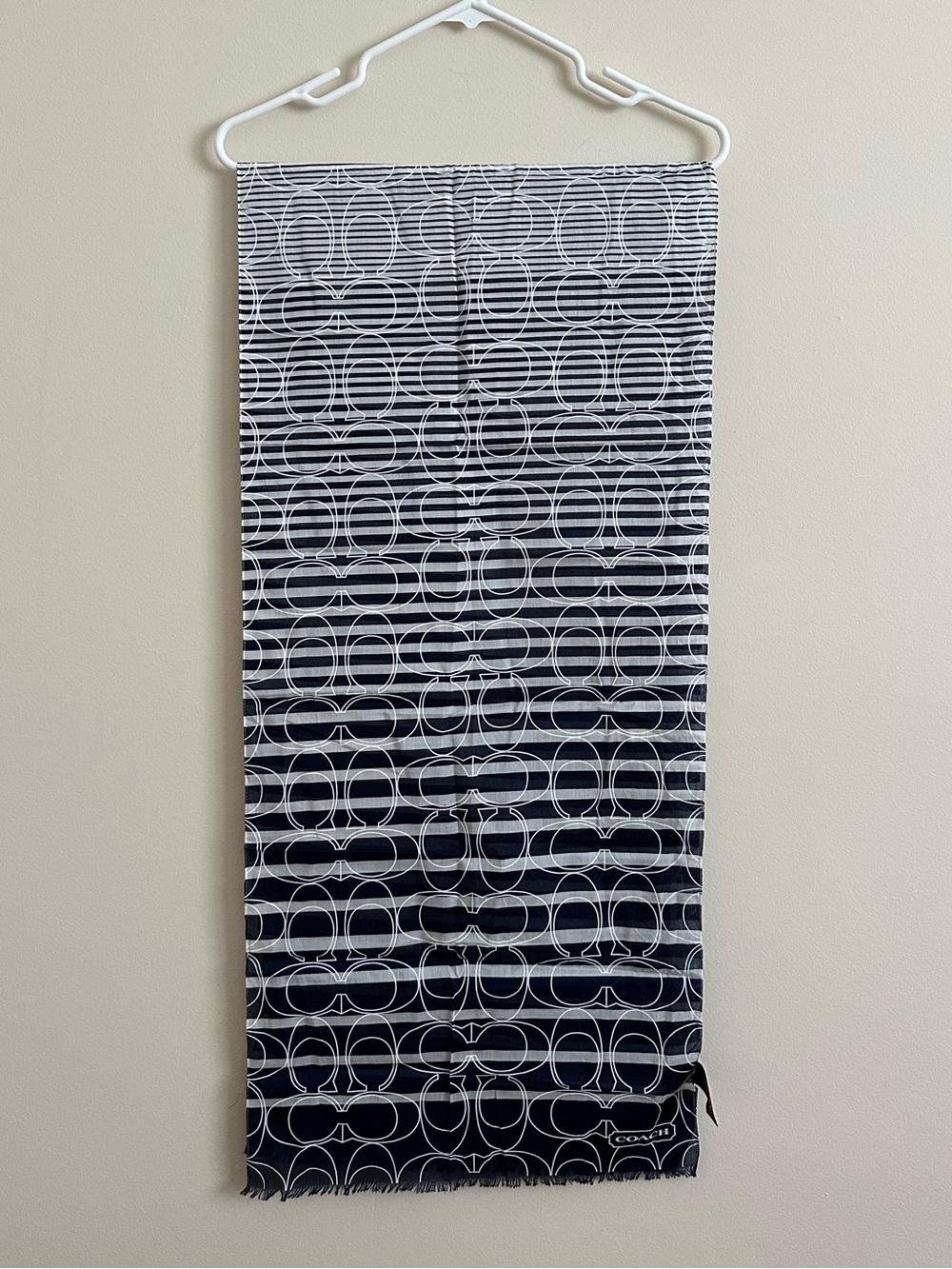 Coach Cotton Lightweight Scarf